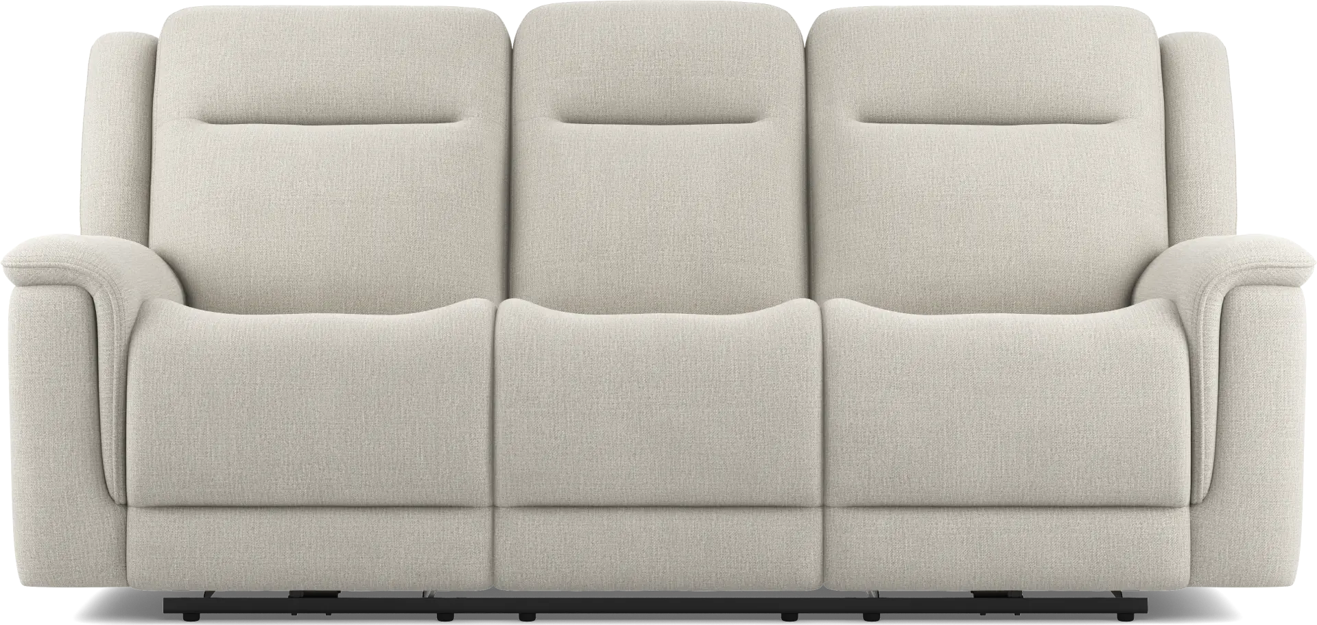 Meadow Park Cement Dual Power Reclining Sofa