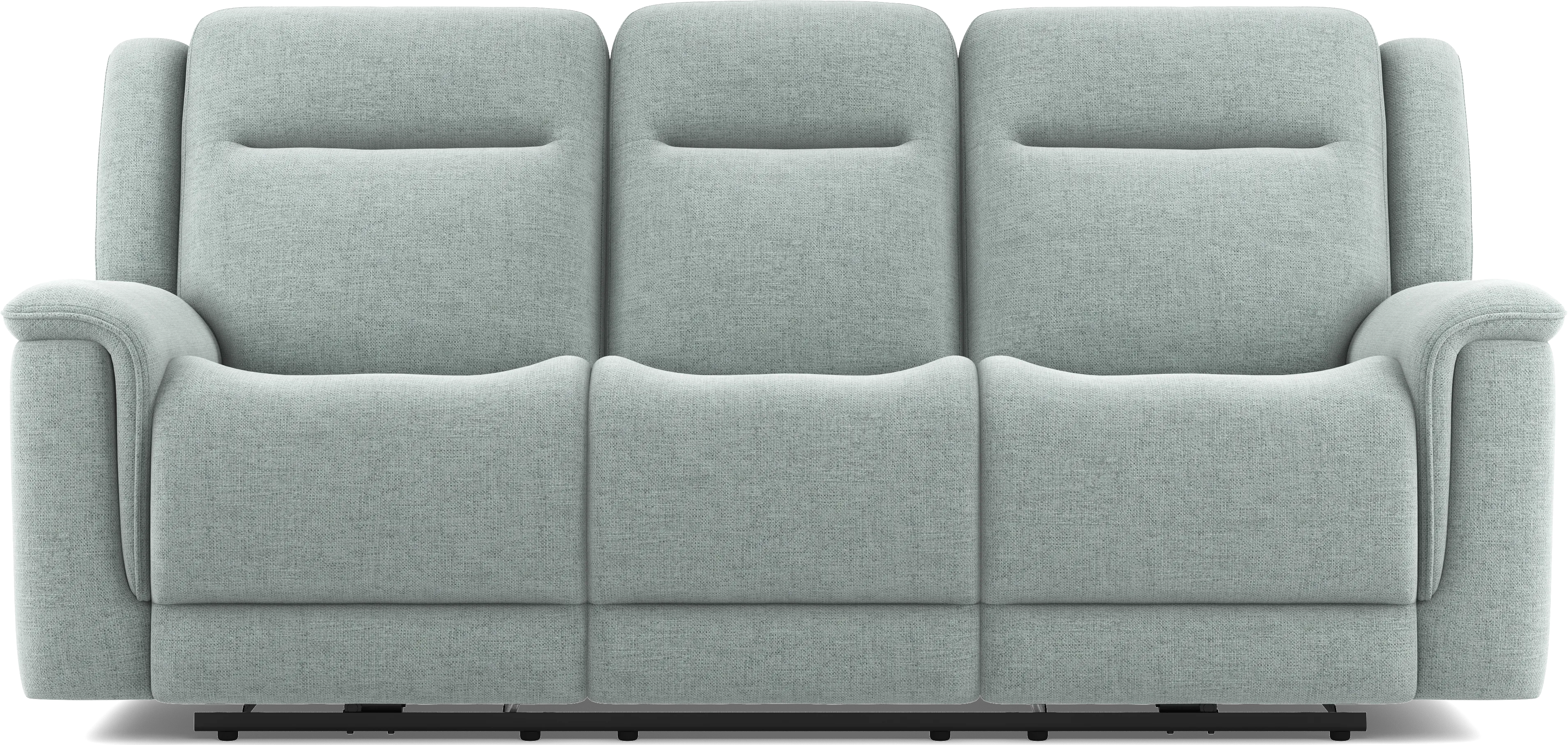 Meadow Park Seafoam 2 Pc Living Room with Dual Power Reclining Sofa - Thumbnail - Image 2