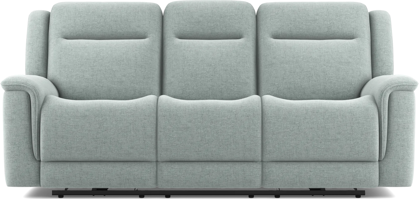 Meadow Park Seafoam Dual Power Reclining Sofa