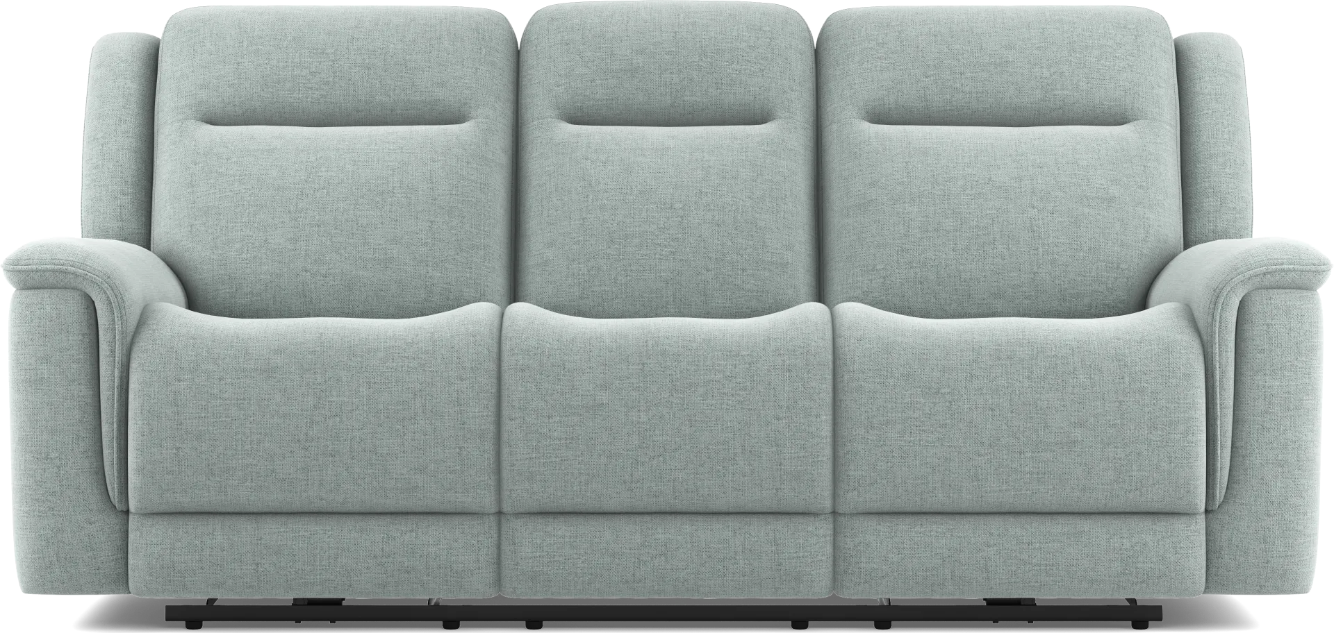 Meadow Park Seafoam Dual Power Reclining Sofa - Image 2