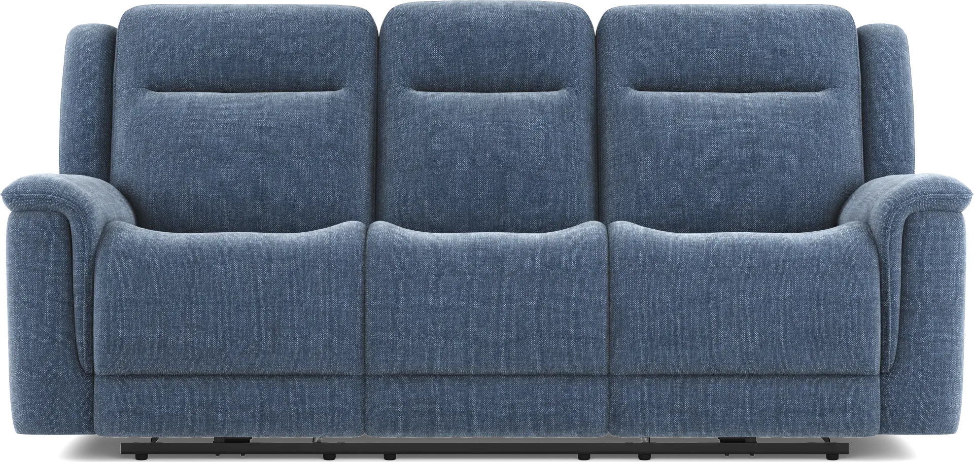 Meadow Park Cobalt Dual Power Reclining Sofa