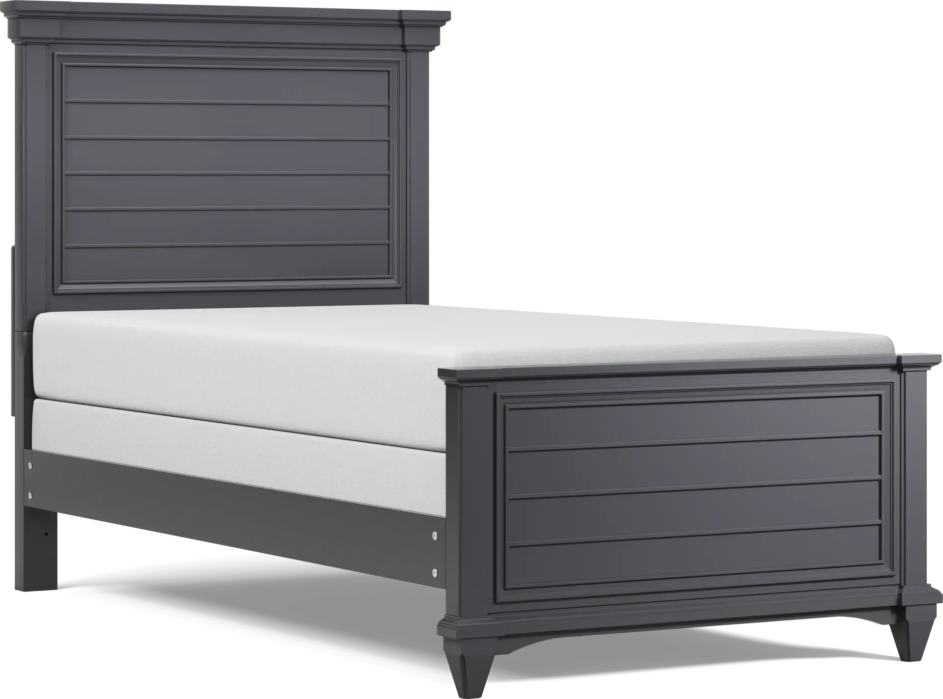 Hilton Head Kids Graphite Twin Panel Bed