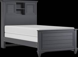 3 pc twin bookcase bed
