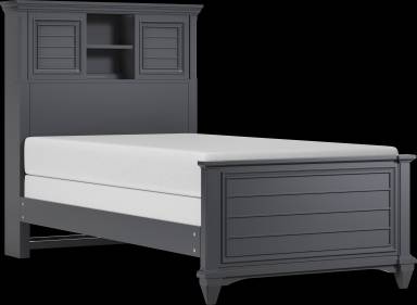 3 pc twin bookcase bed