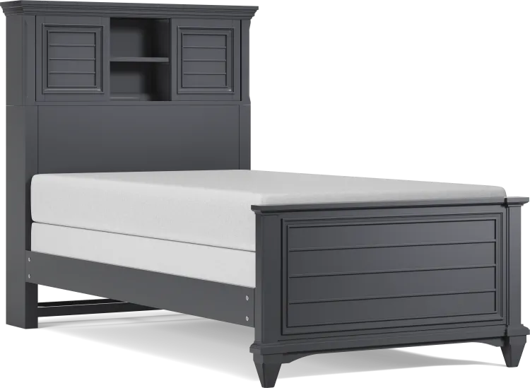 3 pc twin bookcase bed