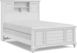 3 pc full bookcase bed