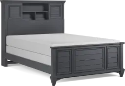 3 pc full bookcase bed