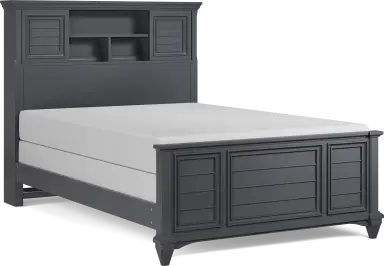 3 pc full bookcase bed