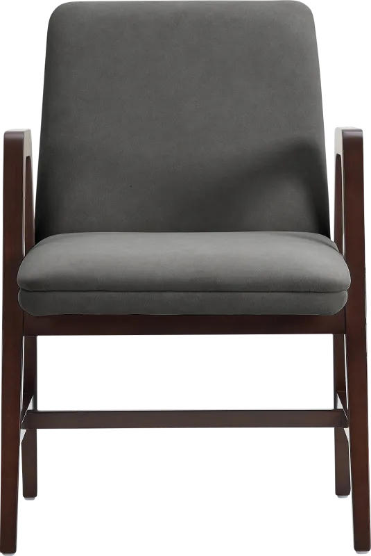 Signett Dark Gray Arm Chair