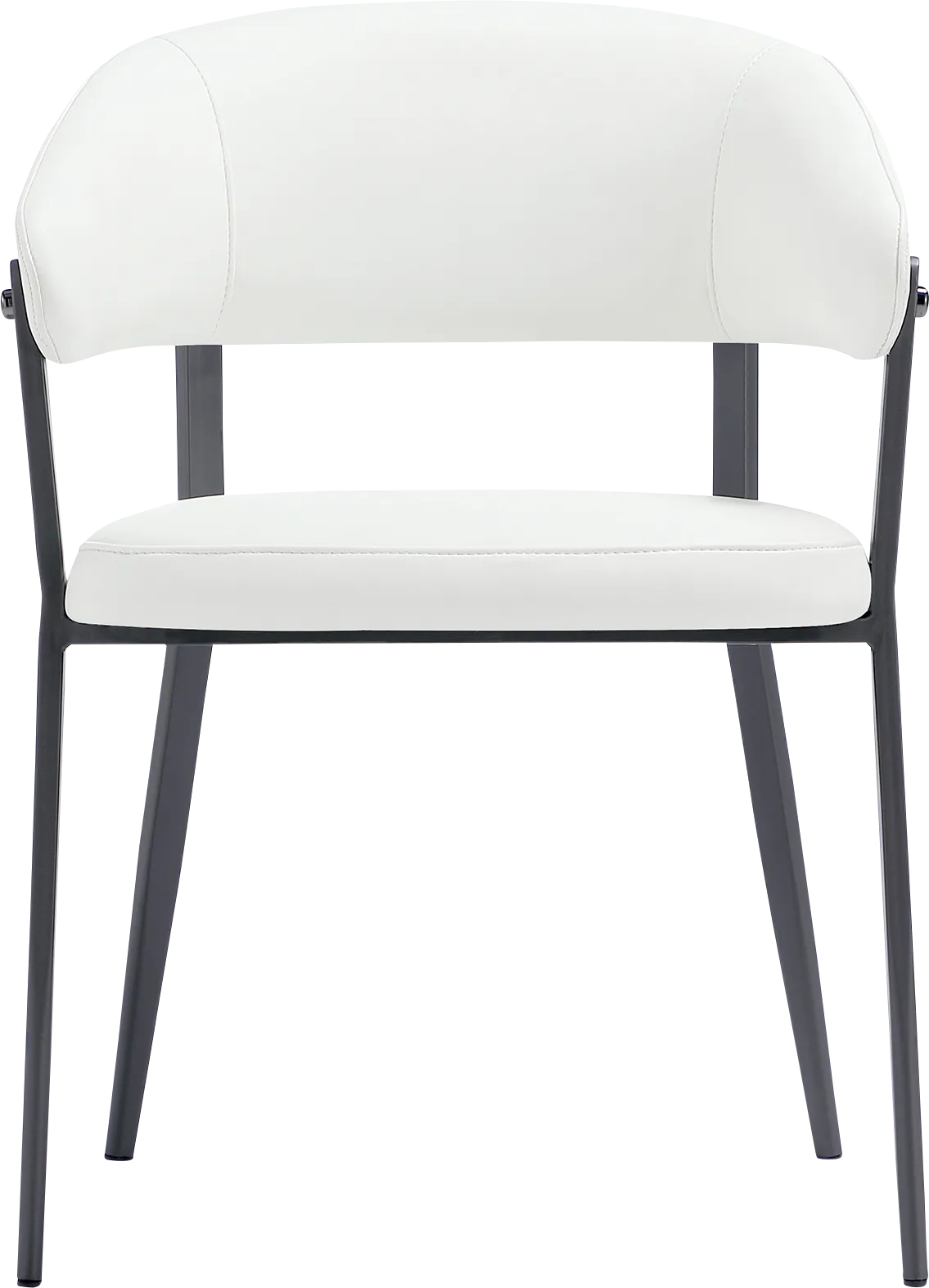 Bullworldy White Arm Chair - Thumbnail - Image 1