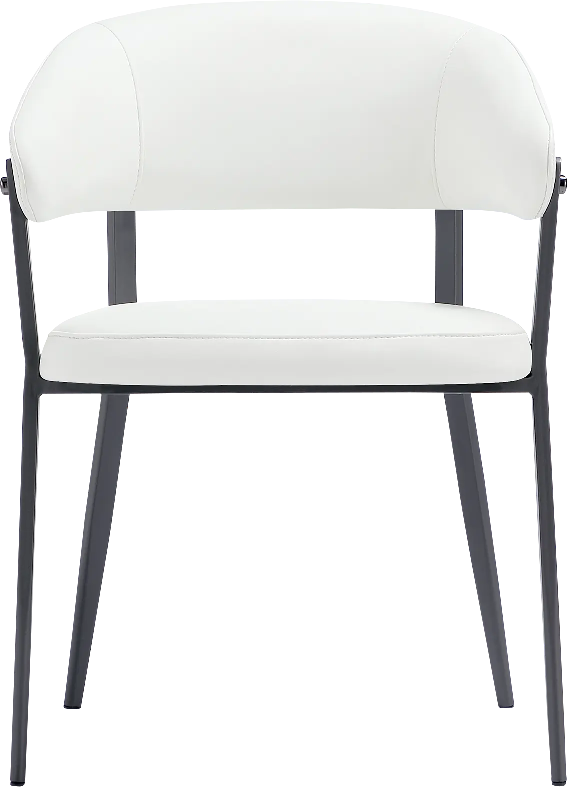 Bullworldy White Arm Chair