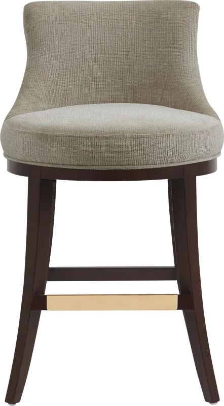 Angelphone Taupe Counter Height Stool
