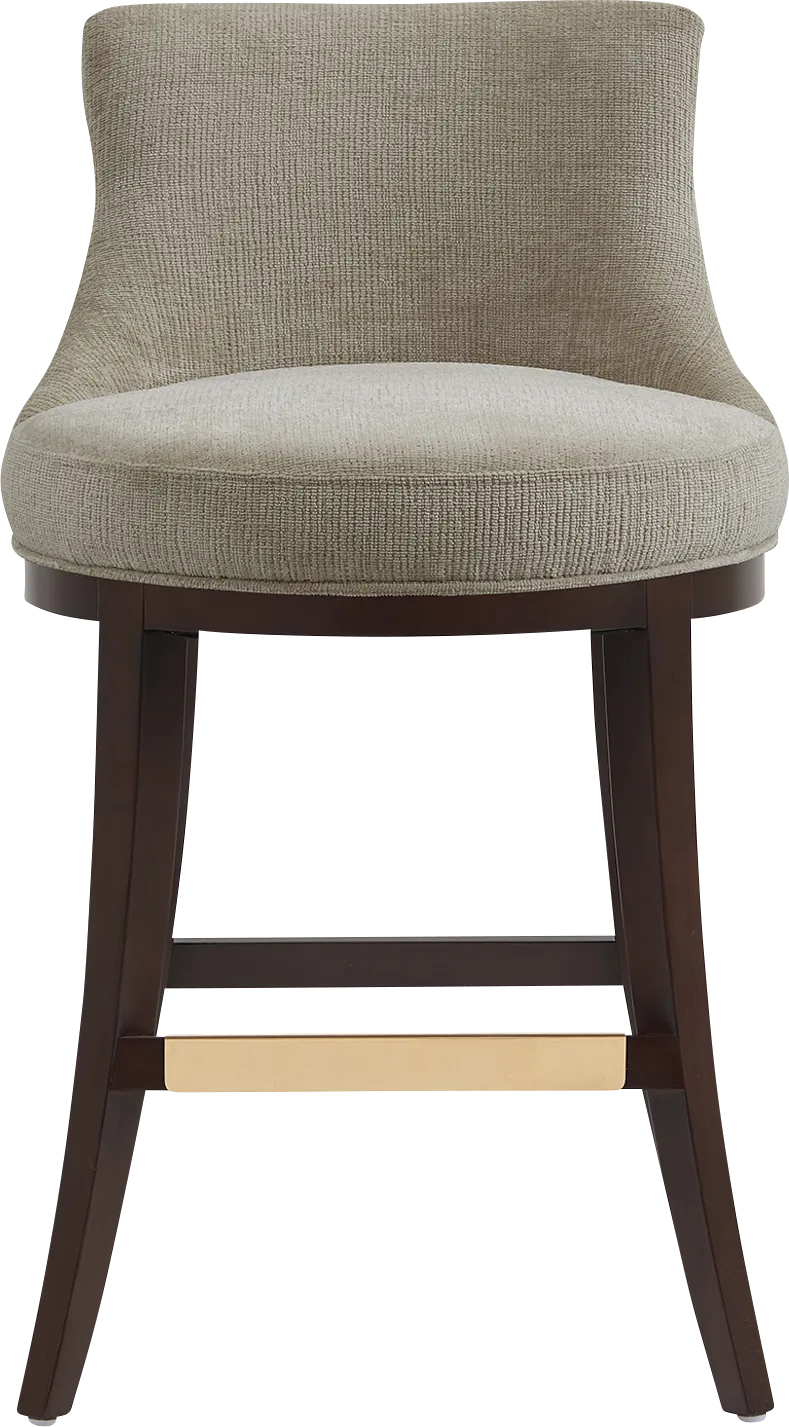 Angelphone Taupe Counter Height Stool - Image 1