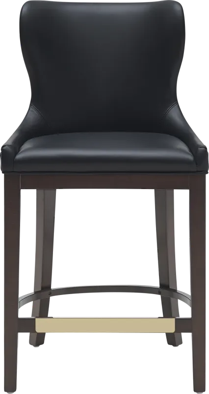 Lucentwater Black Counter Height Stool