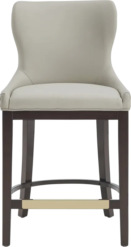 Lucentwater Stone Gray Counter Height Stool