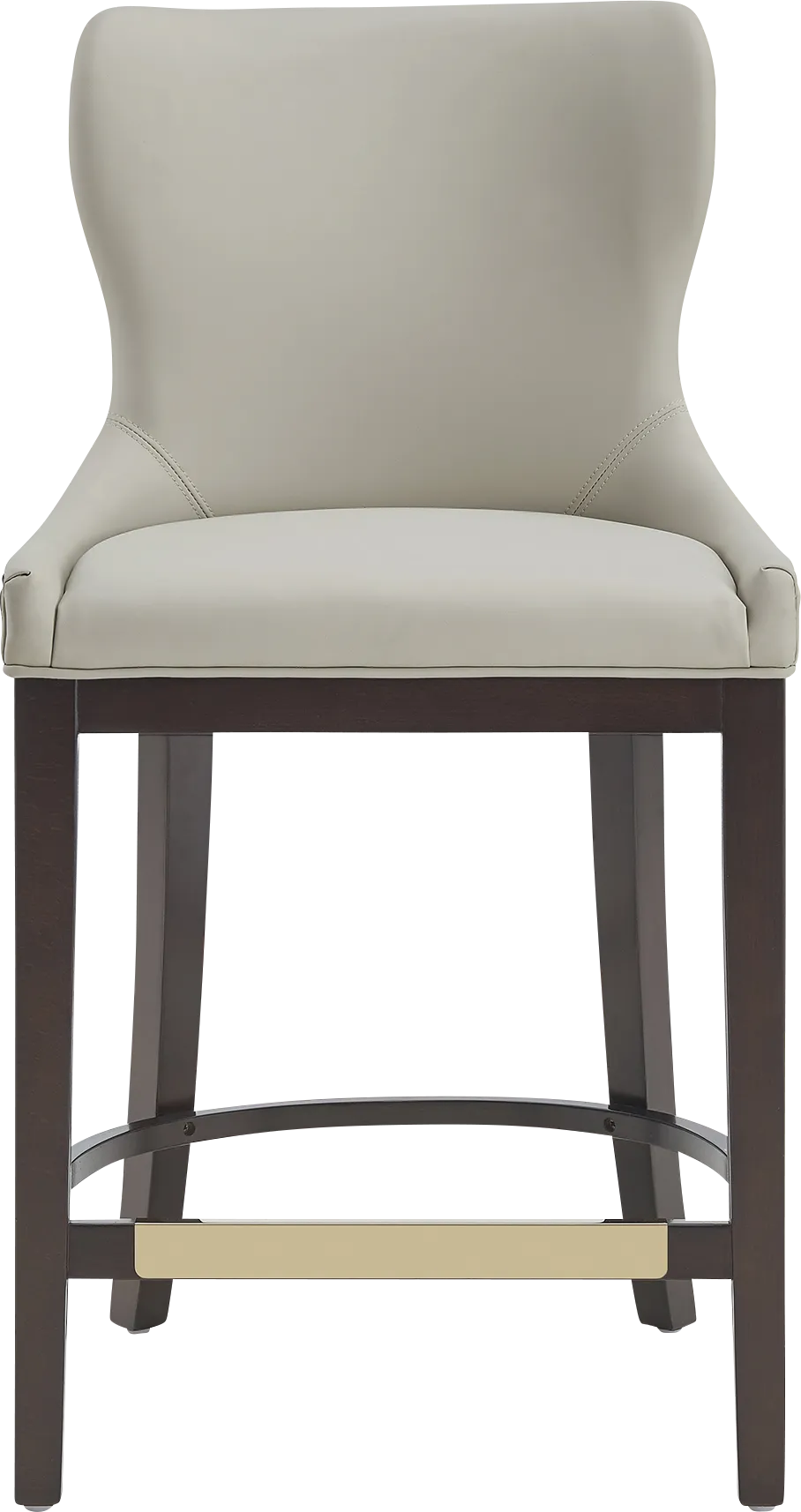 Lucentwater Stone Gray Counter Height Stool - Image 1