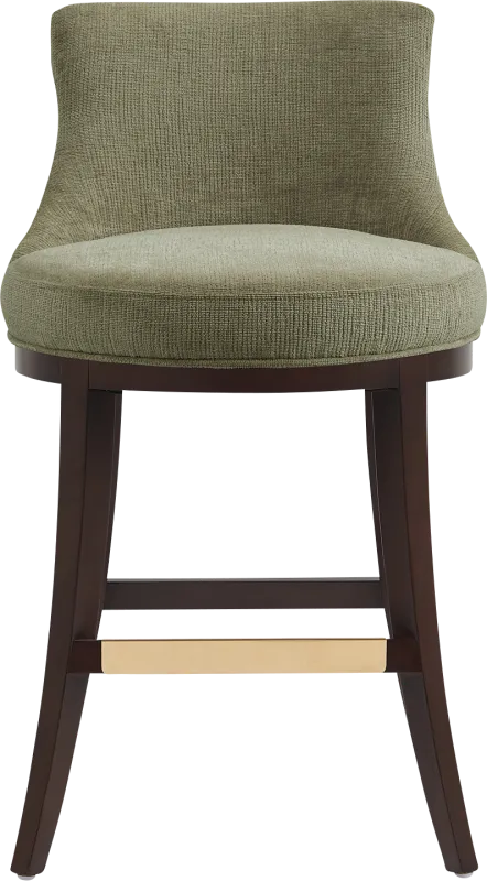 Angelphone Green Counter Height Stool