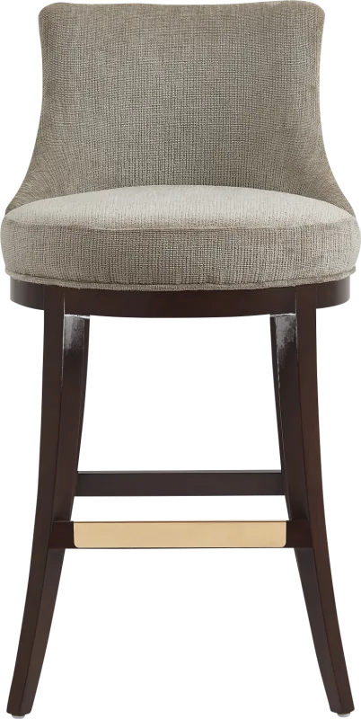 Angelphone Taupe Barstool