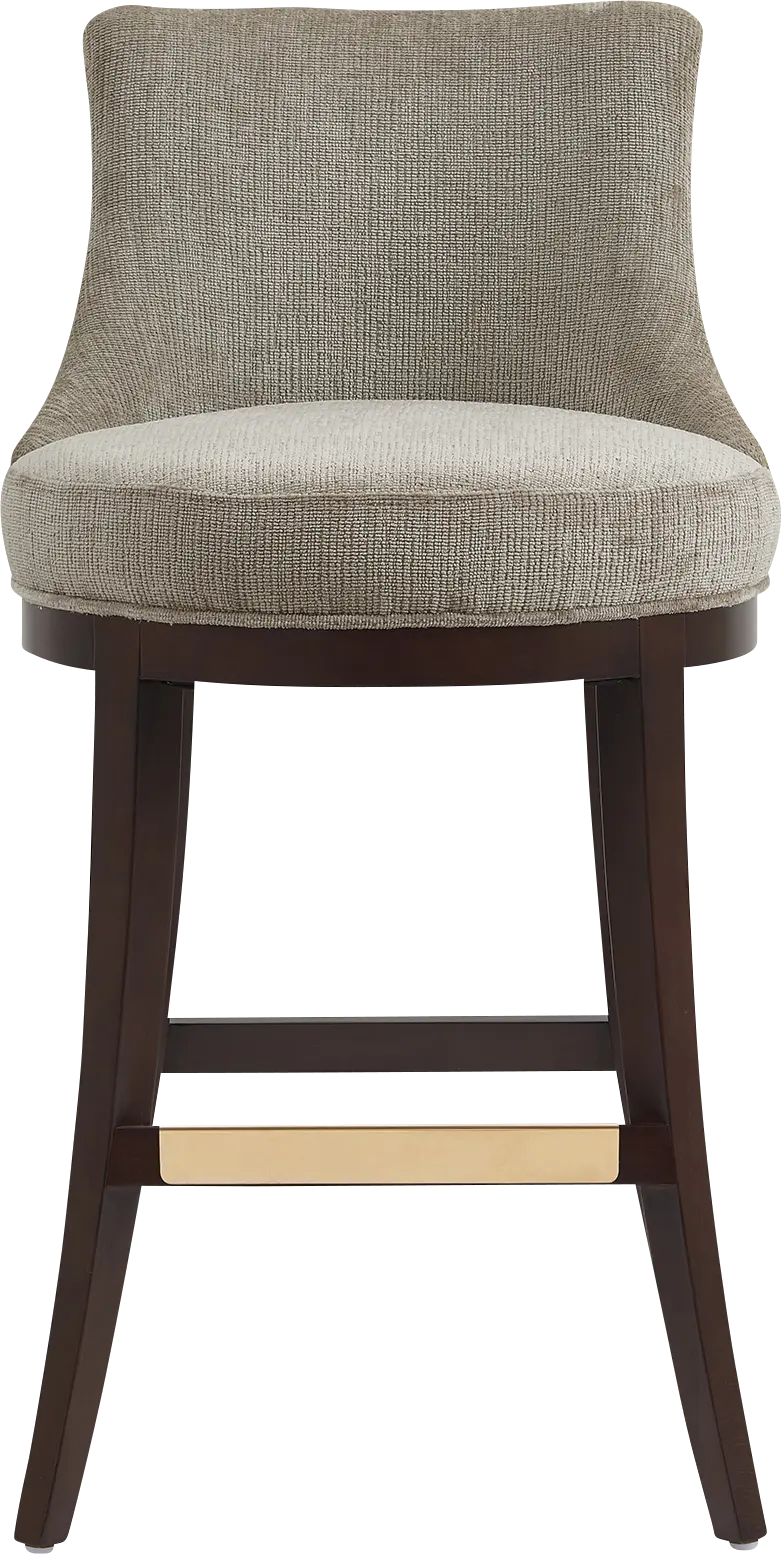 Angelphone Taupe Barstool