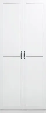 Sawwares I White Storage Cabinet