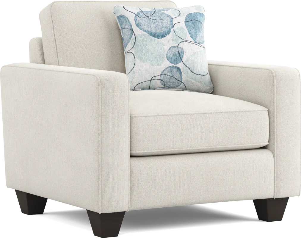 Alanis Bay White Chair