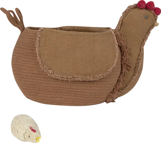 Kids Brown Chicken Basket - Image 1