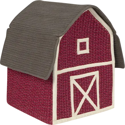 Kids Red Farm Basket