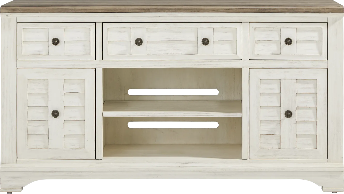 Edisto Bay White 64 in. Console