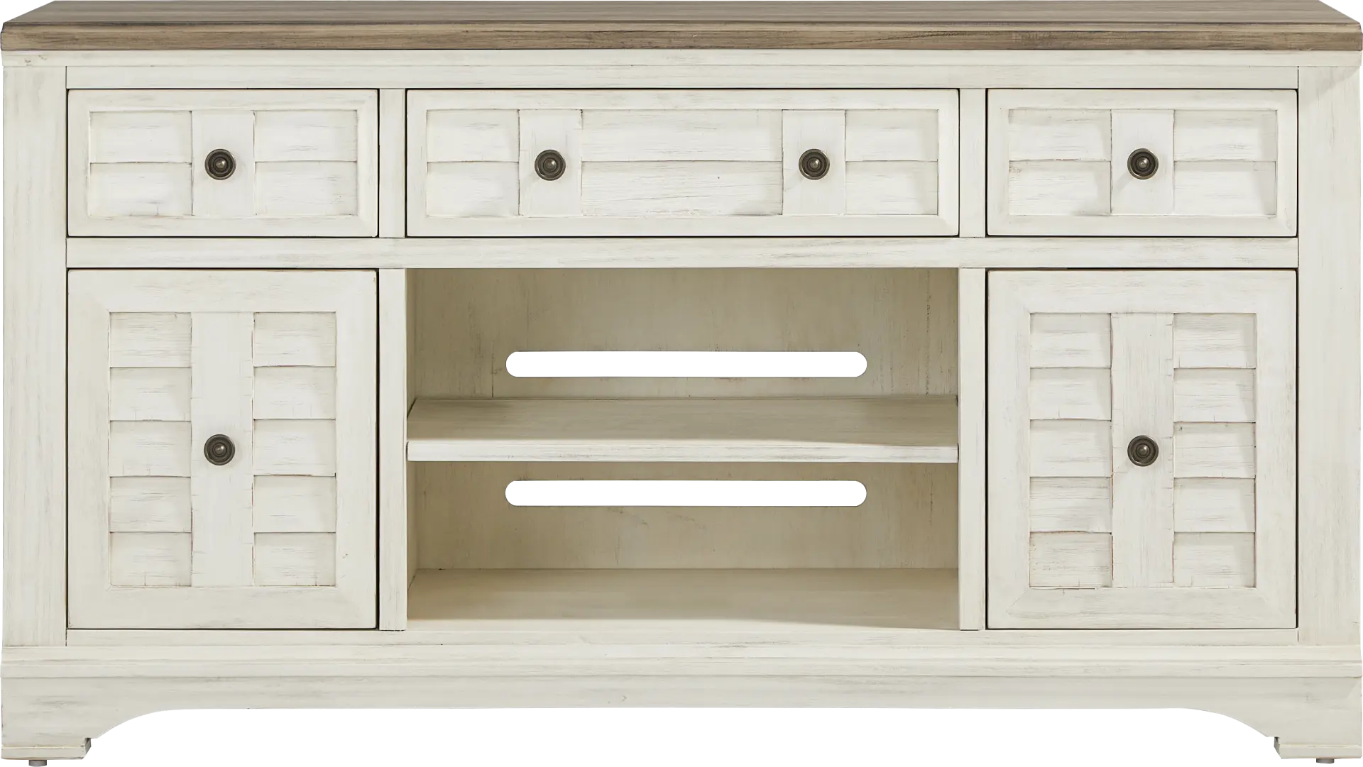 Edisto Bay White 64 in. Console