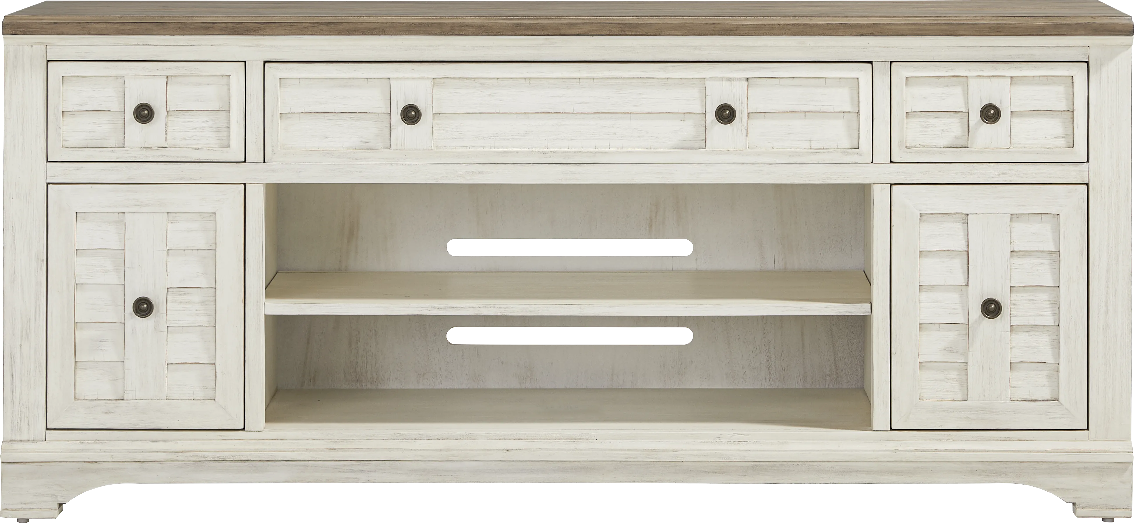 Edisto Bay White 78 in. Console - Thumbnail - Image 1