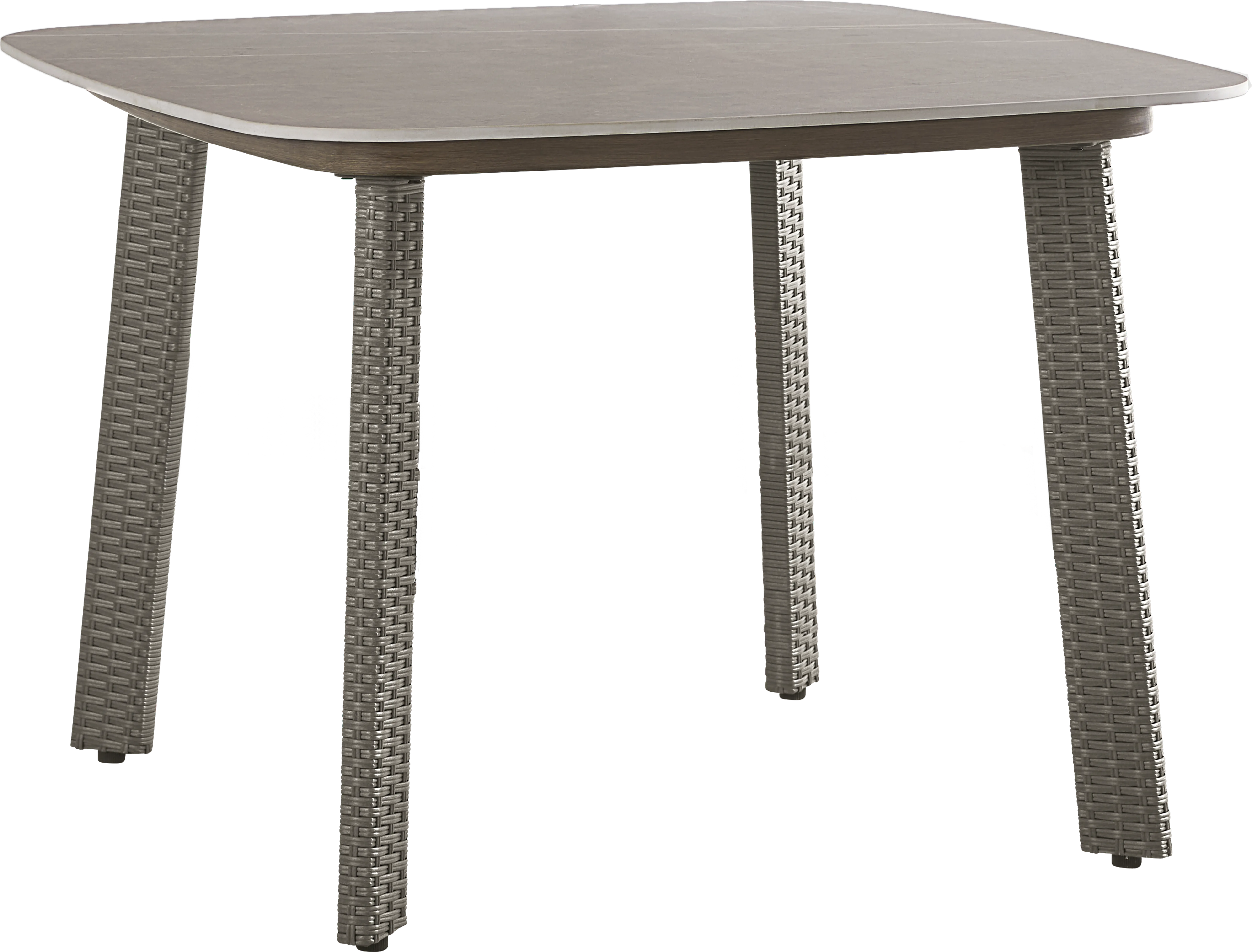 Point Reyes Brown Square Outdoor Dining Table - Thumbnail - Image 1