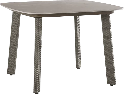 Point Reyes Brown Square Outdoor Dining Table