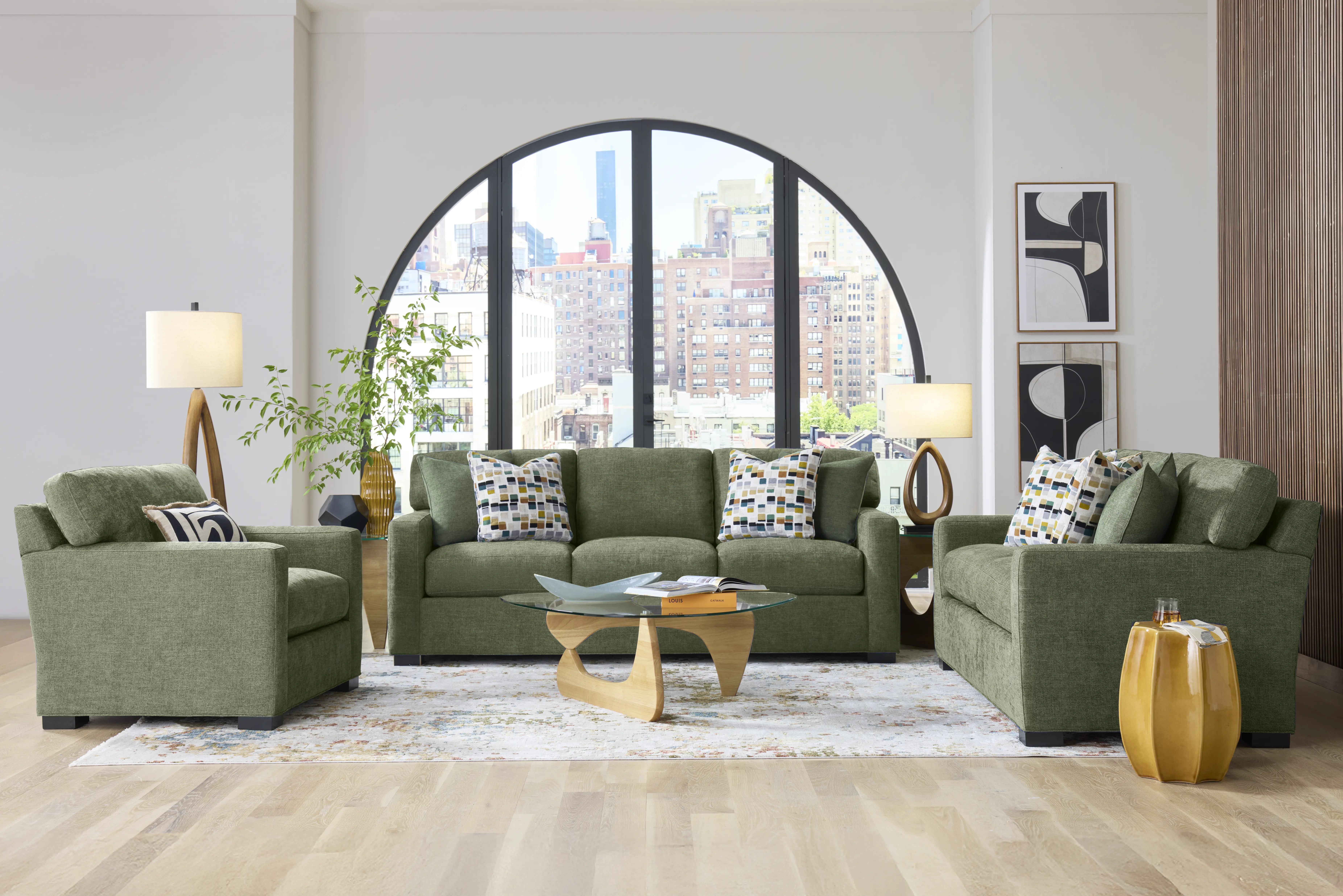 Harmonie Avocado 2 Pc Living Room - Thumbnail - Image 1