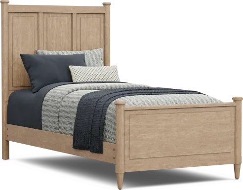 Kids Lindbrook Sand Twin Panel Bed