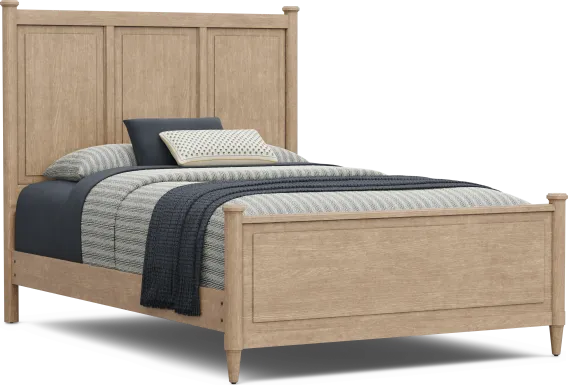 Kids Lindbrook Sand Full Panel Bed