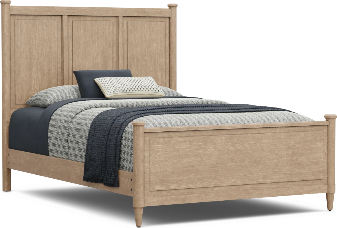 Kids Lindbrook Sand Full Panel Bed
