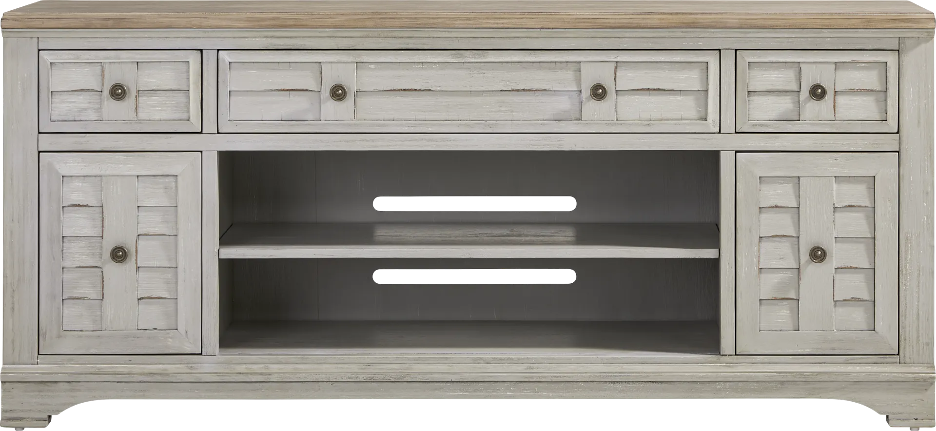 Edisto Bay Gray 78 in. Console - Image 1