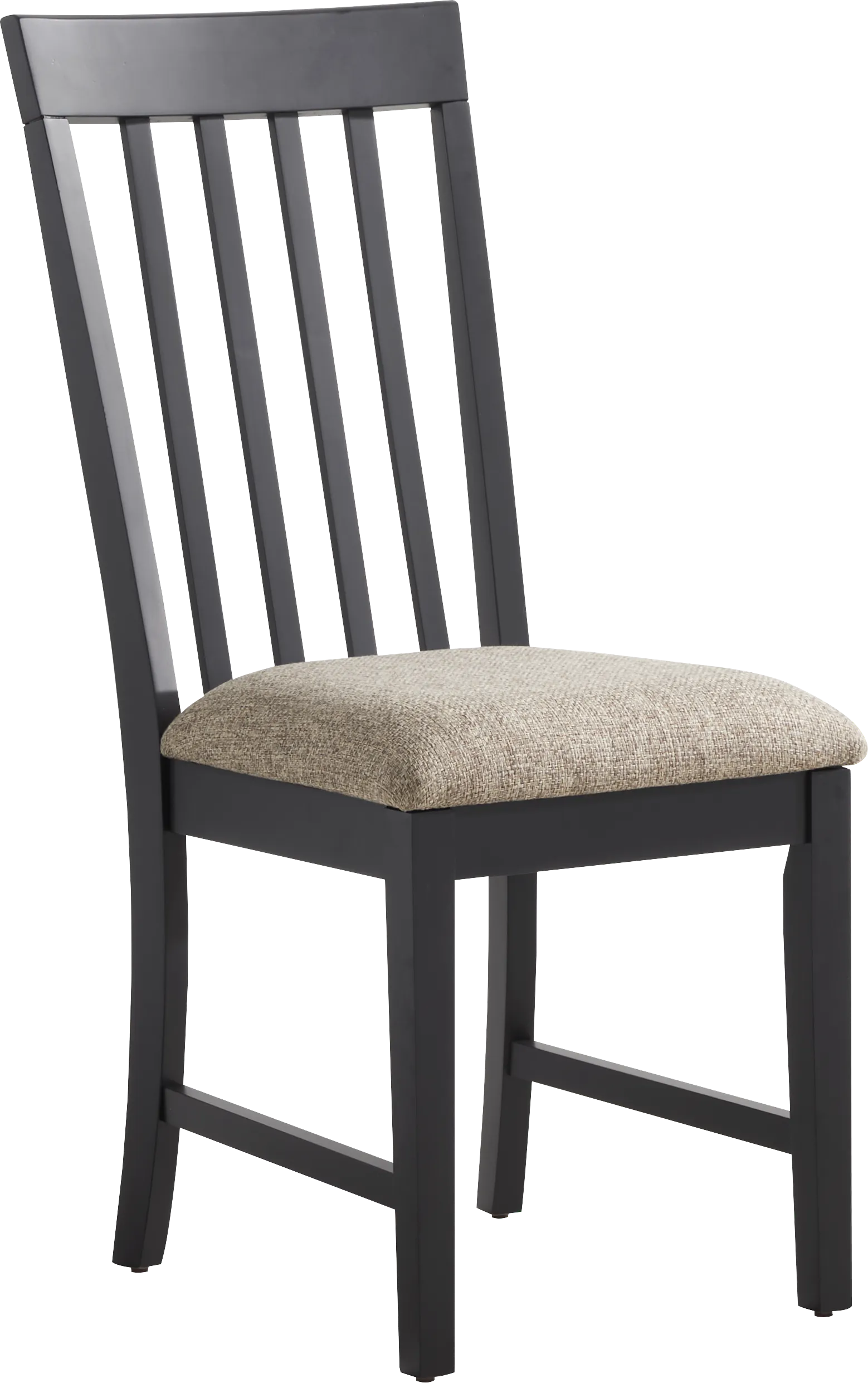 Senatte Black Side Chair - Image 1