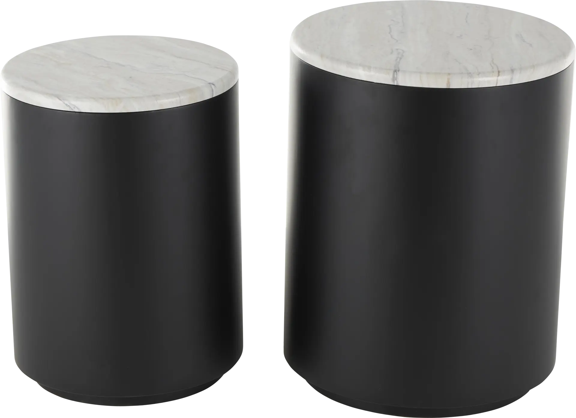 Alrin Black Nesting Table, Set of 2
