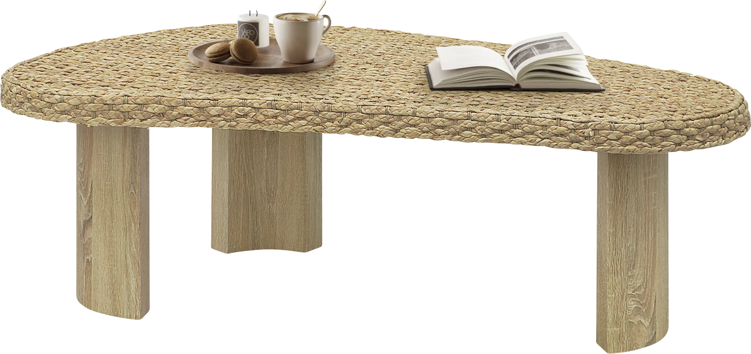 Senbu Brown Coffee Table - Thumbnail - Image 1