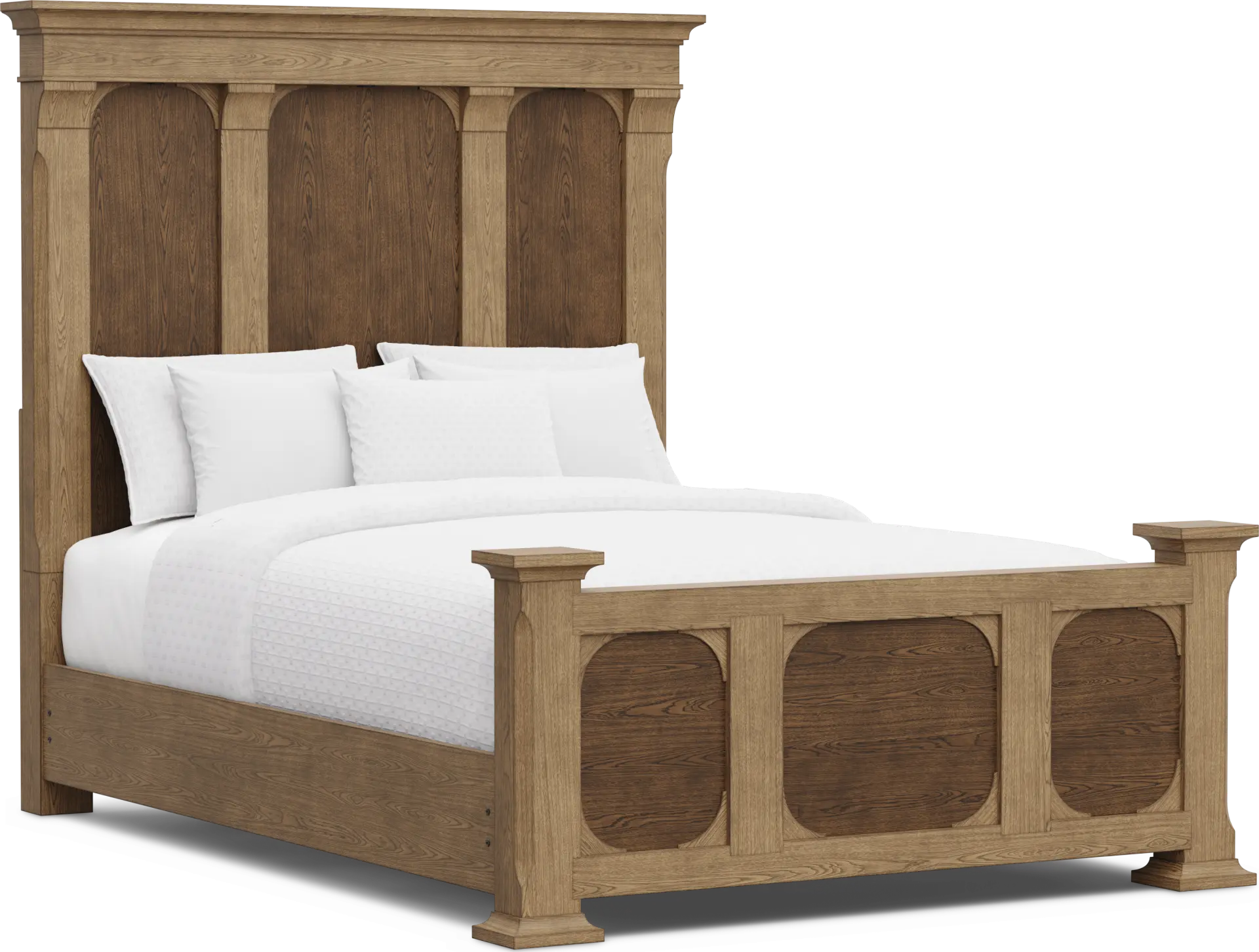 Telluride Brown Queen Panel Bed