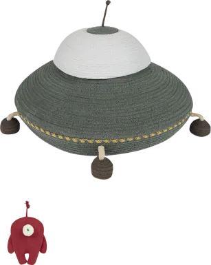 Kids Green UFO Basket