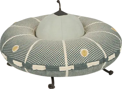 Kids Gray UFO Pillow