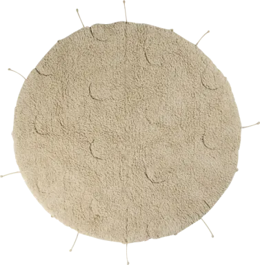 Kids Natural 3'3 Moon Rug