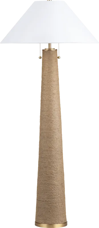 Tobias Natural Floor Lamp