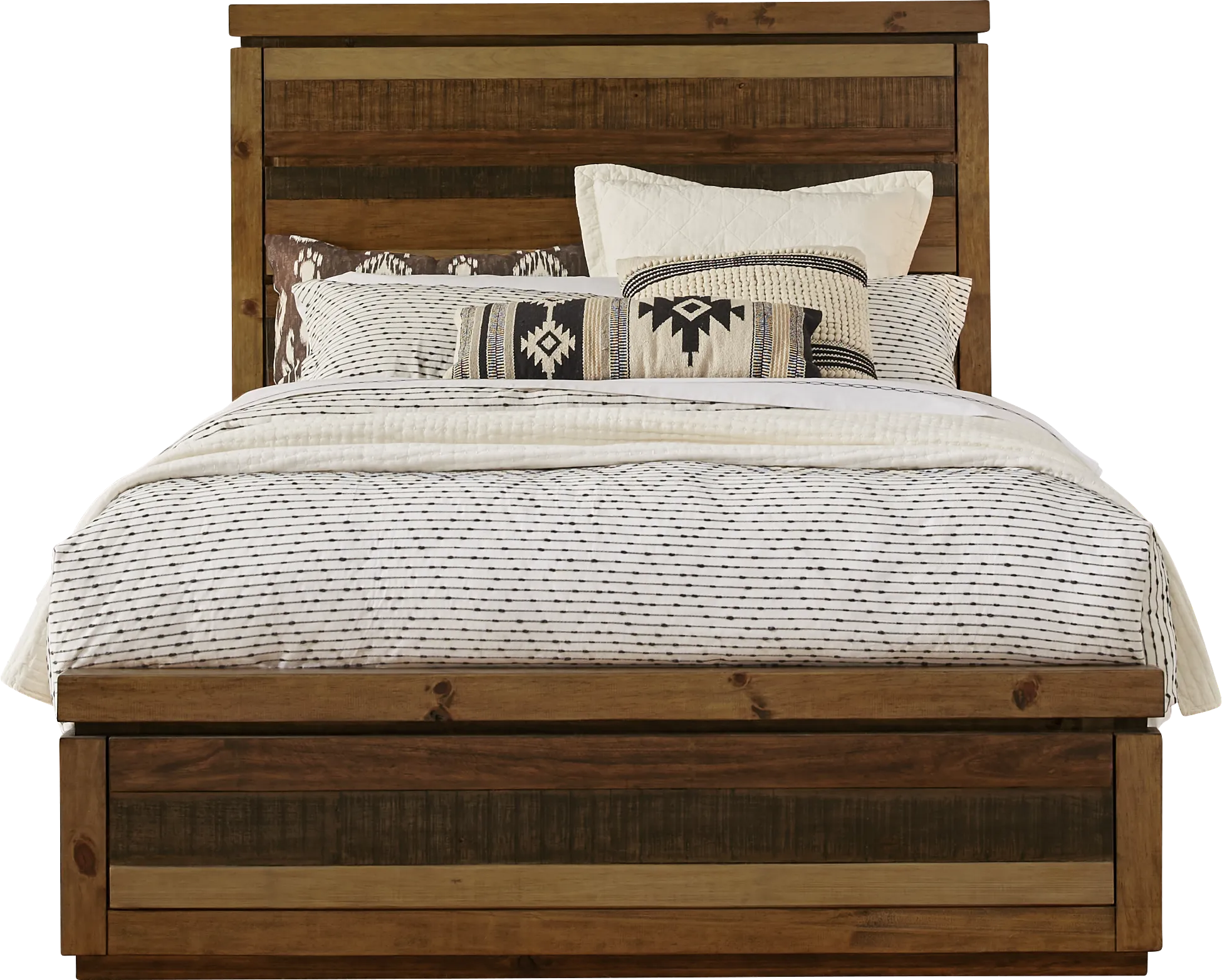 Westover Hills Brown 3 Pc King Panel Bed - Thumbnail - Image 1