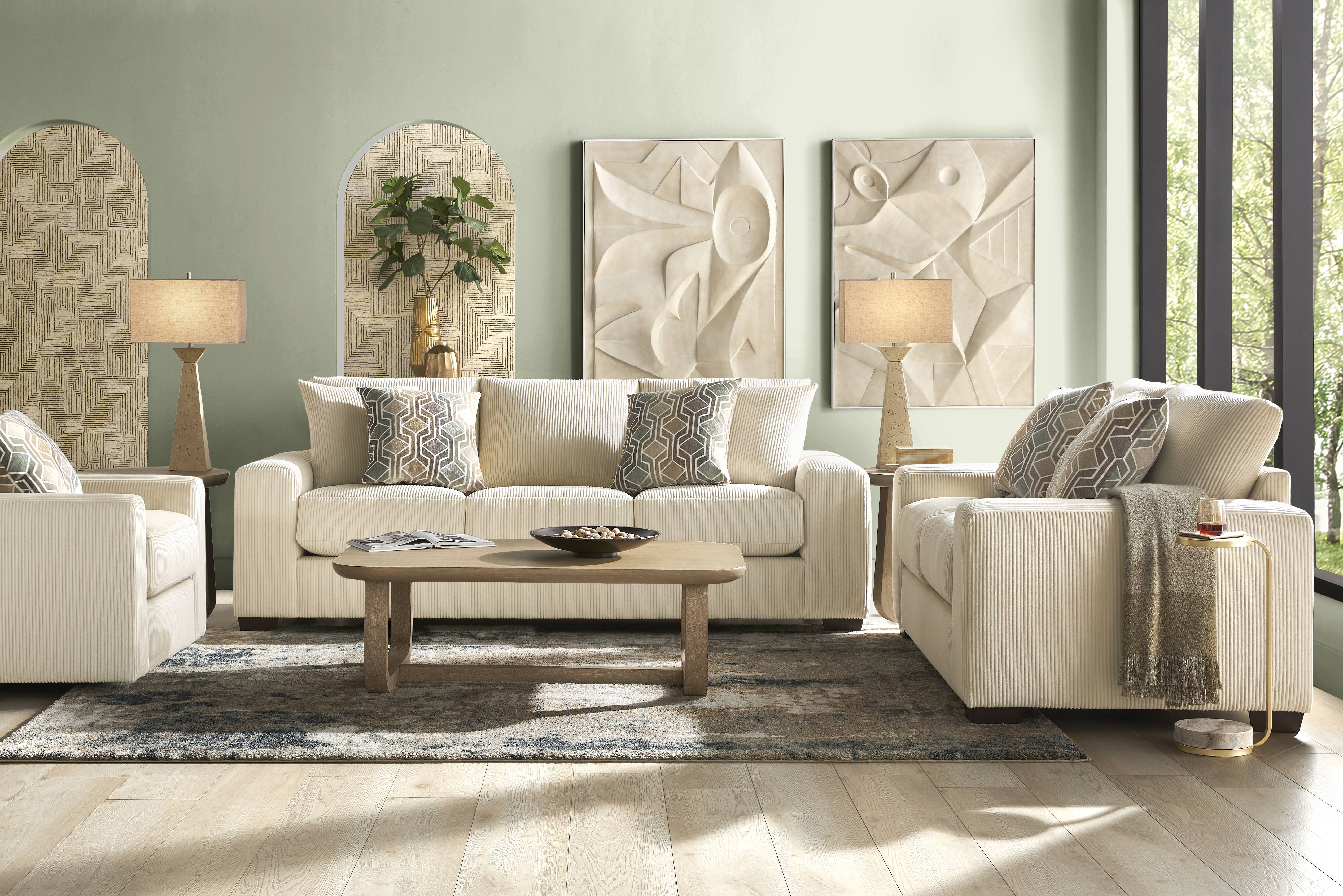 The Challenge Cream Sofa - Thumbnail - Image 2