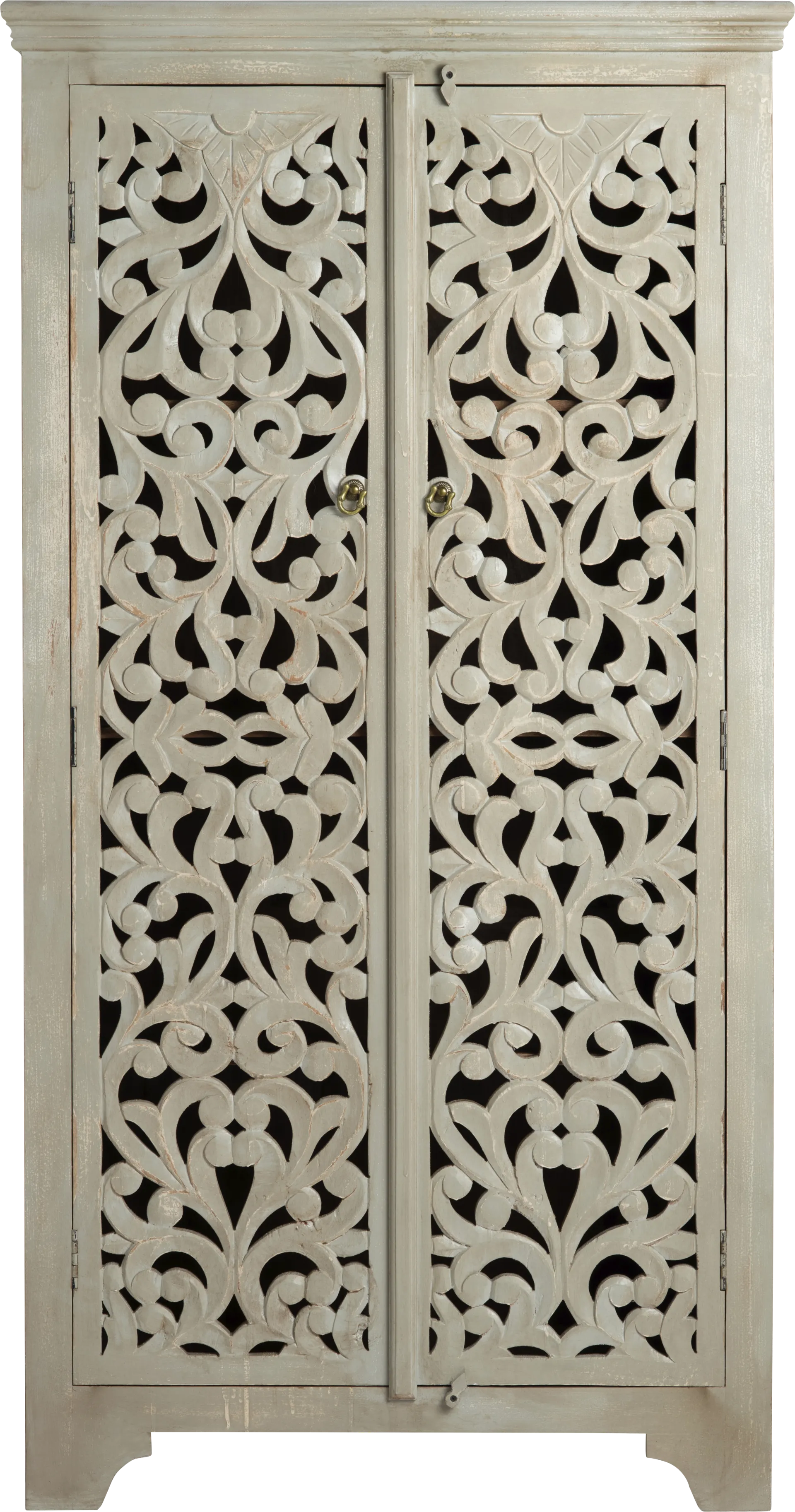 Sylvia Beige Two Door Cabinet - Image 1
