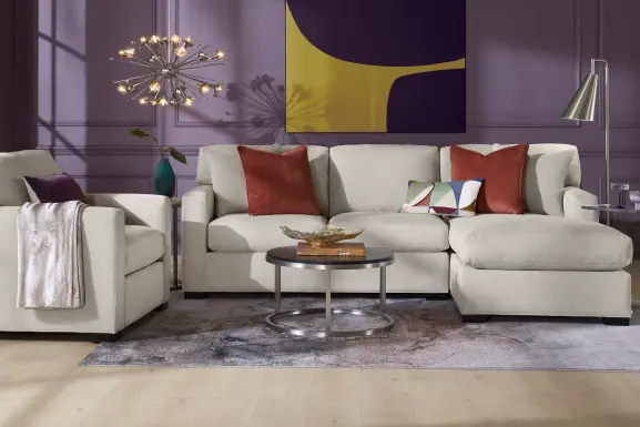 Harmonie Dove 2 Pc Sectional