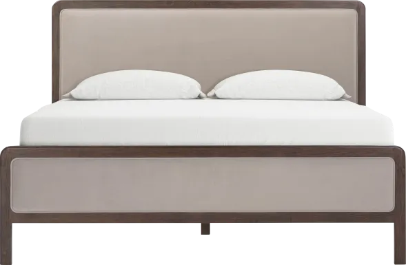 Suncier Taupe King Bed